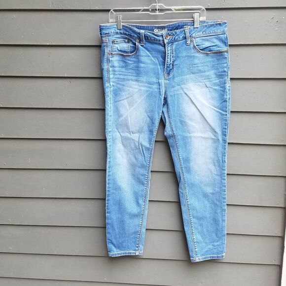 Stylus Skinny Ankle Stretchy Jeans Size 33/16 - Picture 1 of 9